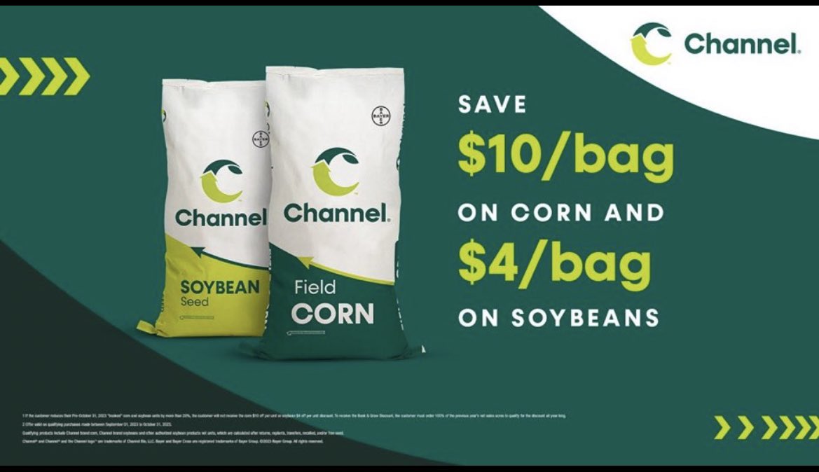 We are just 1 week away from the Book &amp; Go deadline! Savings you don’t want to miss out on! Work with your local Channel Seedsman to lock them in 🔒