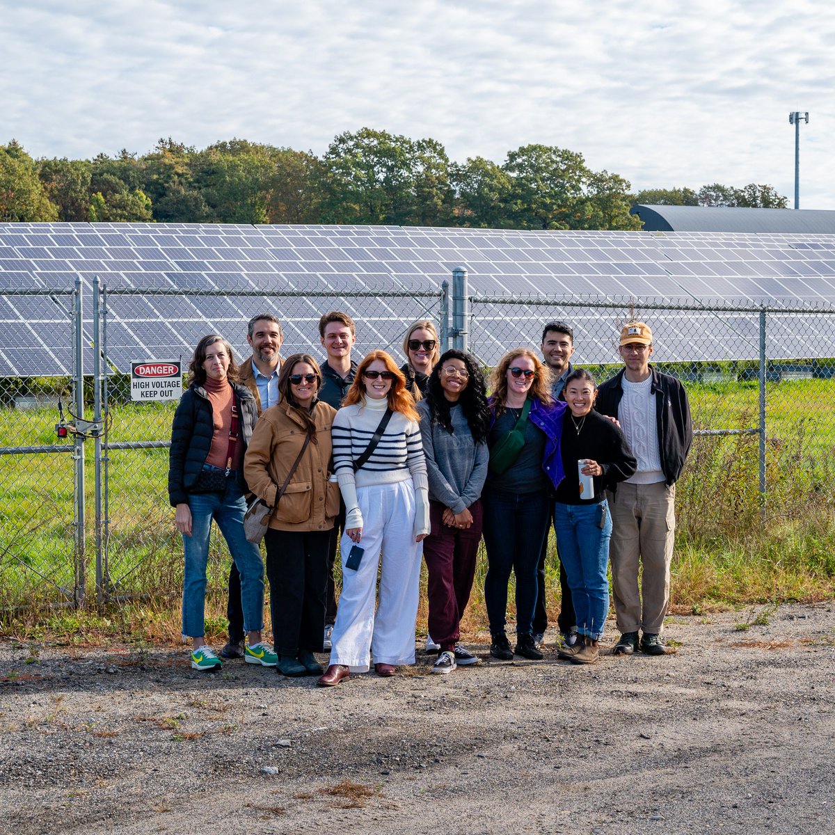 DavidGanske's tweet photo. Last week, @dgplusdesign had our 3rd annual retreat with all 11 team members in #Portland, #Maine for three days of fun times, group activities, and work sessions. A major highlight included a trip to the 4.3 MW South Portland #landfill #solar project by @revisionsolar https://t.co/y3XTVwKaT1