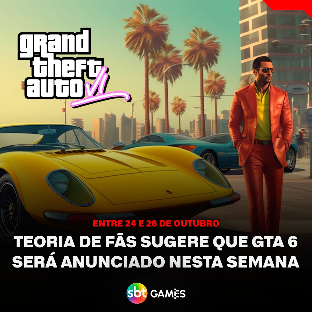 Novo GTA 6 pode ser lançado em breve e teorias dos fãs estão