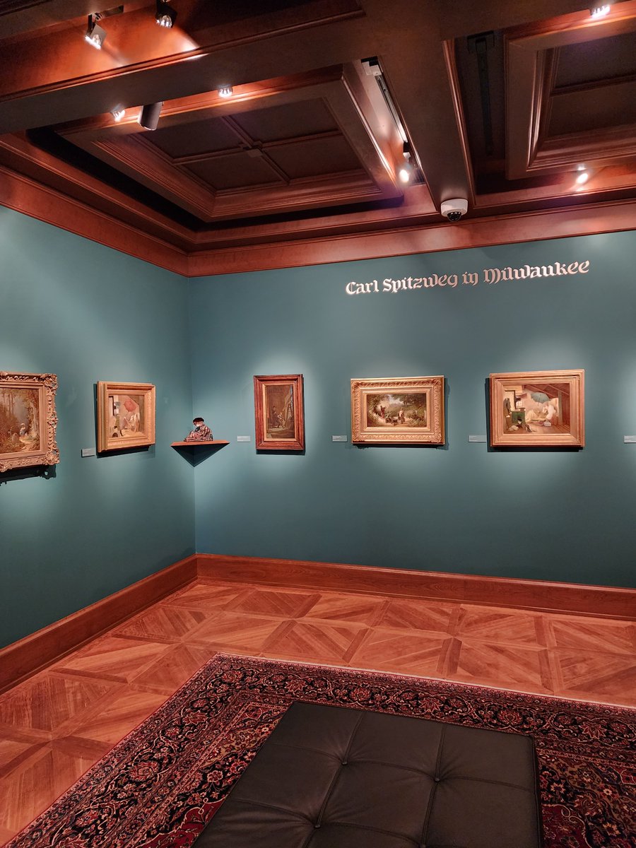 wistmore's tweet photo. Carl Spitzweg was a German romanticist painter who I've admired over the years. His paintings have a sense of humor as he paints himself into nearly each one in different settings. I love being able to see his work in person in Milwaukee!

https://t.co/Tqfr2QmzWC https://t.co/DbSdI4HctR