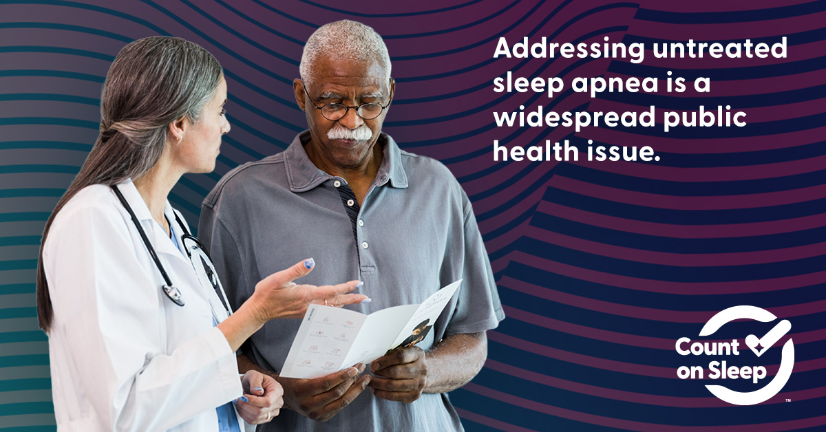 In 2021 the <a href="/AASMorg/">American Academy of Sleep Medicine</a> initiated the “Count on Sleep” project in partnership with key stakeholders with the objective of raising the awareness of OSA among the public, healthcare providers and #publichealth officials about OSA. bit.ly/3QaRVrn #sleep #sleepapnea