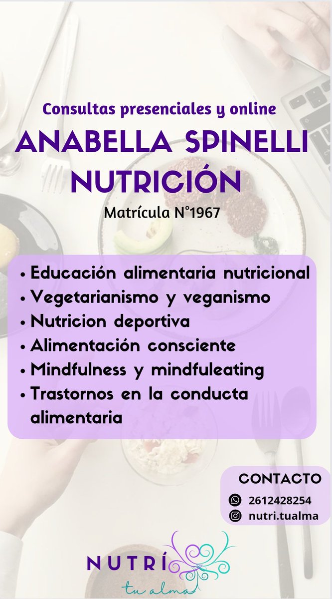 Ofrezco servicio de nutrición, generando un espacio de escucha y empático. 
Se agradece difusión 💚
