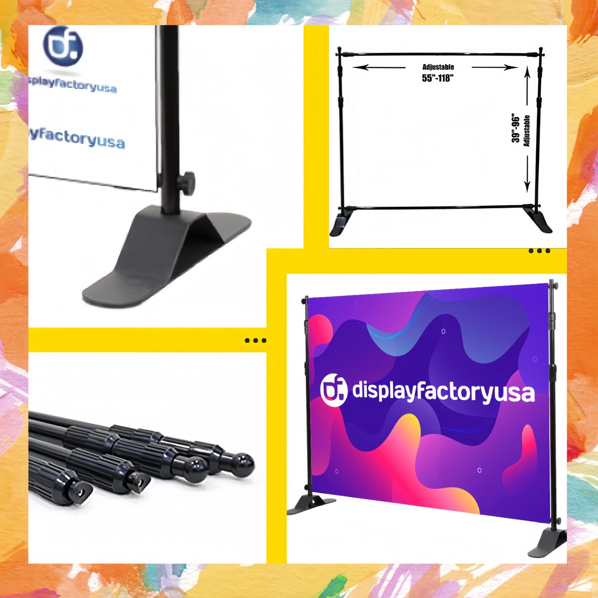 D_F_USA's tweet image. Check out our step and repeat banners here：displayfactoryusa.com/telescopic-ban…

#stepandrepeatbackdrops #largeformatbanner #eventplanning #stepandrepeatbanners #stepnrepeatbanner #banners #customprinting #displayfactoryusa.com