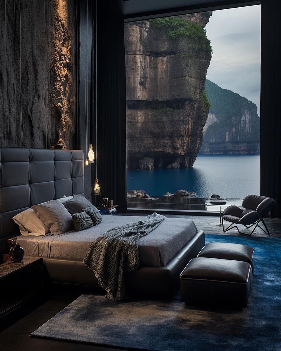 Interiorhunt11's tweet photo. Bedroom with a view https://t.co/MINFmJi5g5