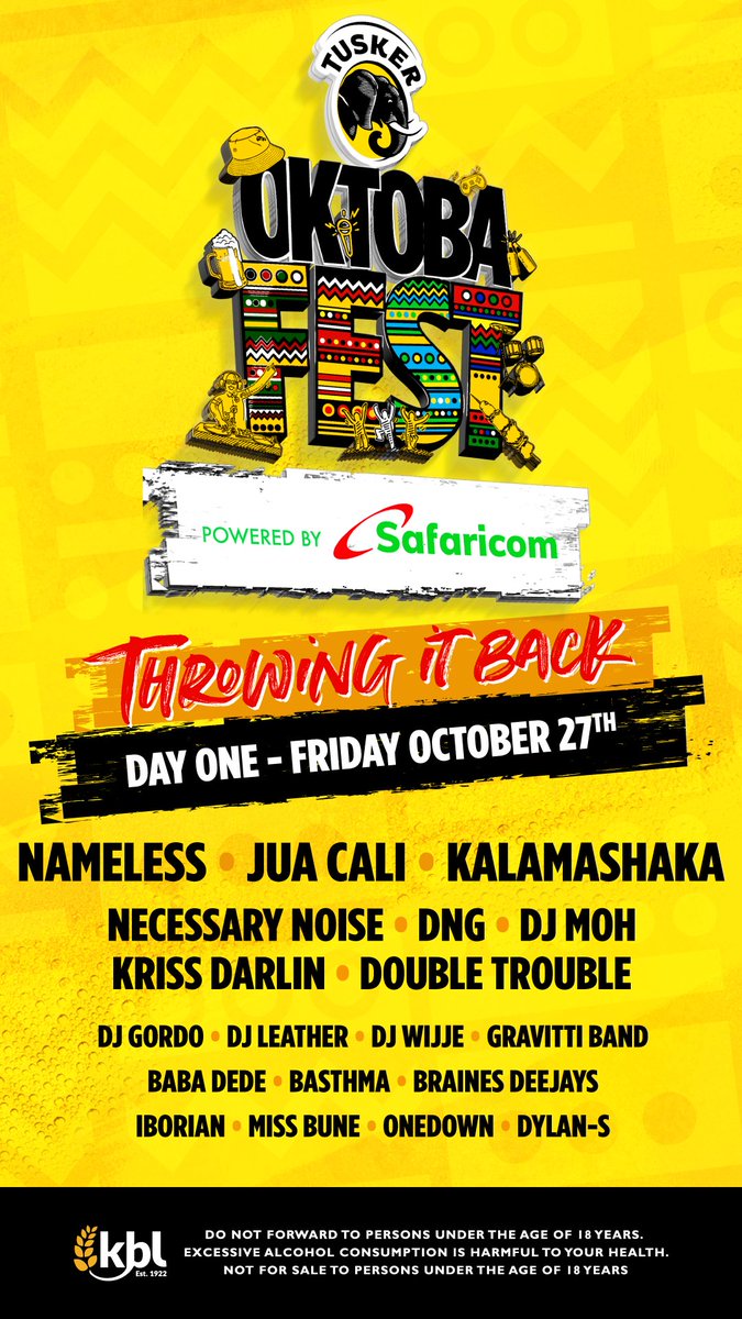 wakio_esi's tweet photo. Guys kuna form courtesy @TuskerLager brings you #OktobafestEastAfrica #TuskerOktobafest at Ngong Racecourse to celebrate African culture
#ThisIsHowweDo Sherehe from Fri 27th -29th
Visit https://t.co/teA4Sn2oqr to get tickets! 
@kuirab @ruth_ @wawi am excited to see Jua Cali live https://t.co/mCqYpor1Ls