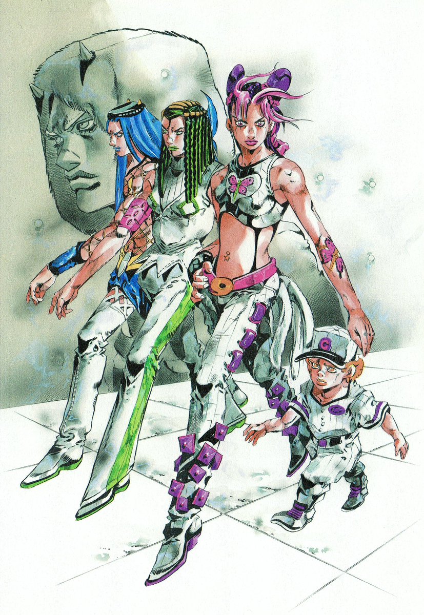 ByAraki's tweet image. Stone Ocean, 2003.