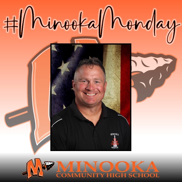 MCHSDistrict111's tweet photo. On #MinookaMonday, meet Mr. Paige Schoolman, computer teacher, and wrestling and football coach as well as asst. athletic director. He earned degrees from @olivetnazarene, @eiu (teacher accreditation), and @Governors_State. He lives in Channahon with his wife and two sons. https://t.co/3W6i6isX2I