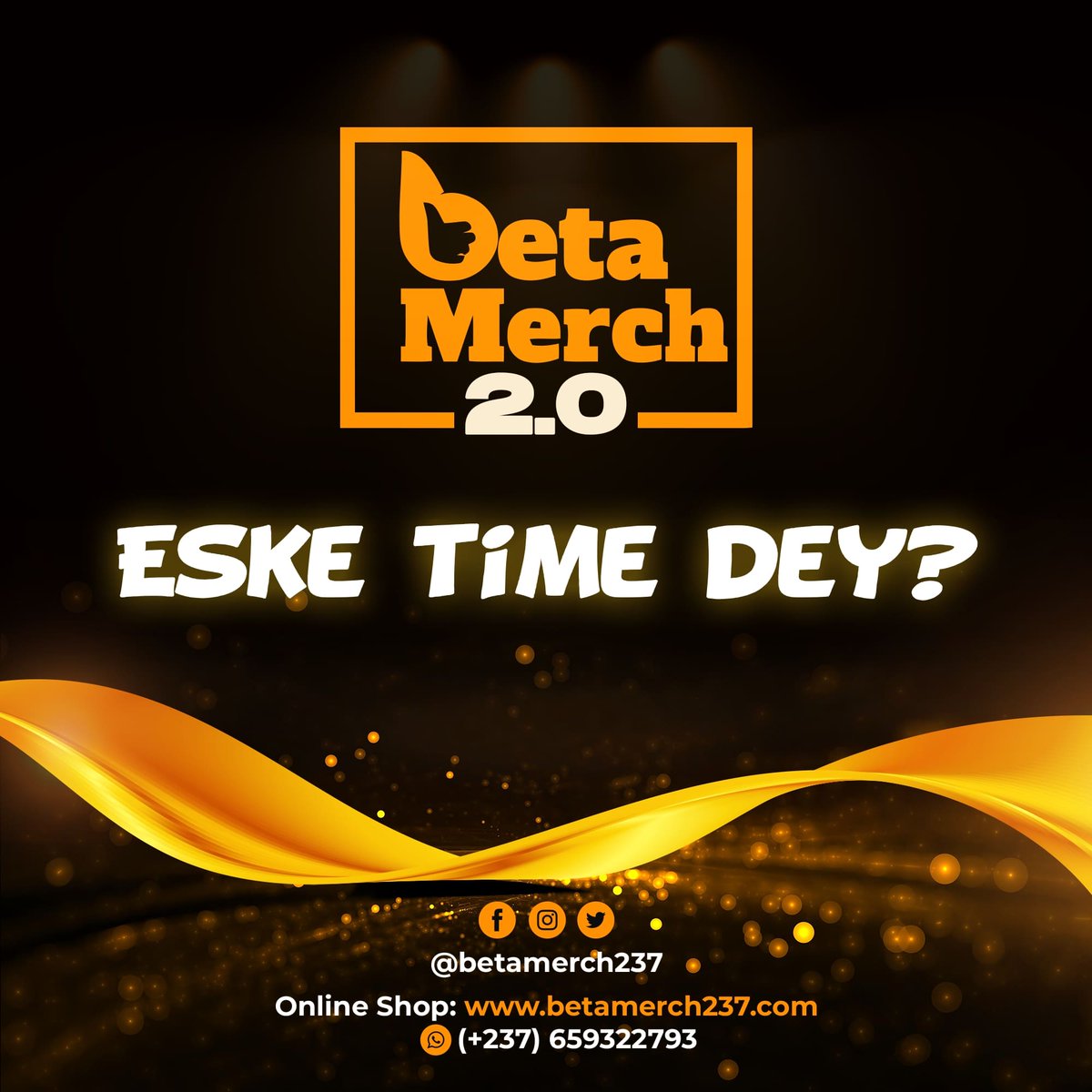 betamerch237's tweet image. Na hint dis on some new product way go launch for @betamerch237 on November 1st... Una fit conjure? 😃

Anyway, Beta Merch 2.0 is coming on November 1st🔥

Follow @betamerch237 🧡

#BetaTinz #BetaTinzGist #BetaMerch