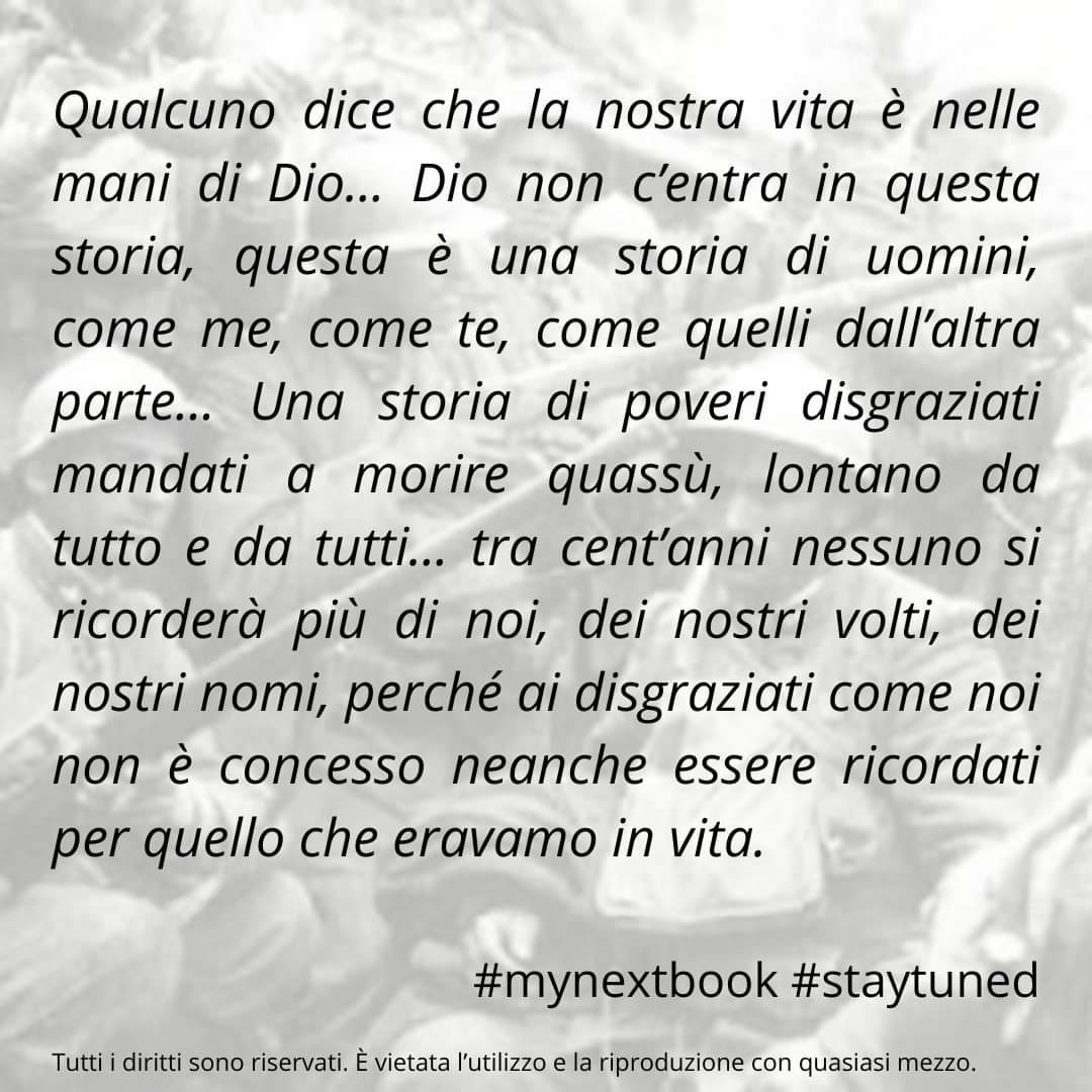 francocasadidio's tweet image. Caporetto (SLO), notte sul 24 ottobre 1917... per non dimenticare
#francocasadidio #mynextbook #staytuned #ww1 #romanzostorico #romanzodamore 
Opera dell'ingegno legalmente registrata con timbro e marca temporale. Tutti i diritti sono riservati. È vietata la riproduzione.