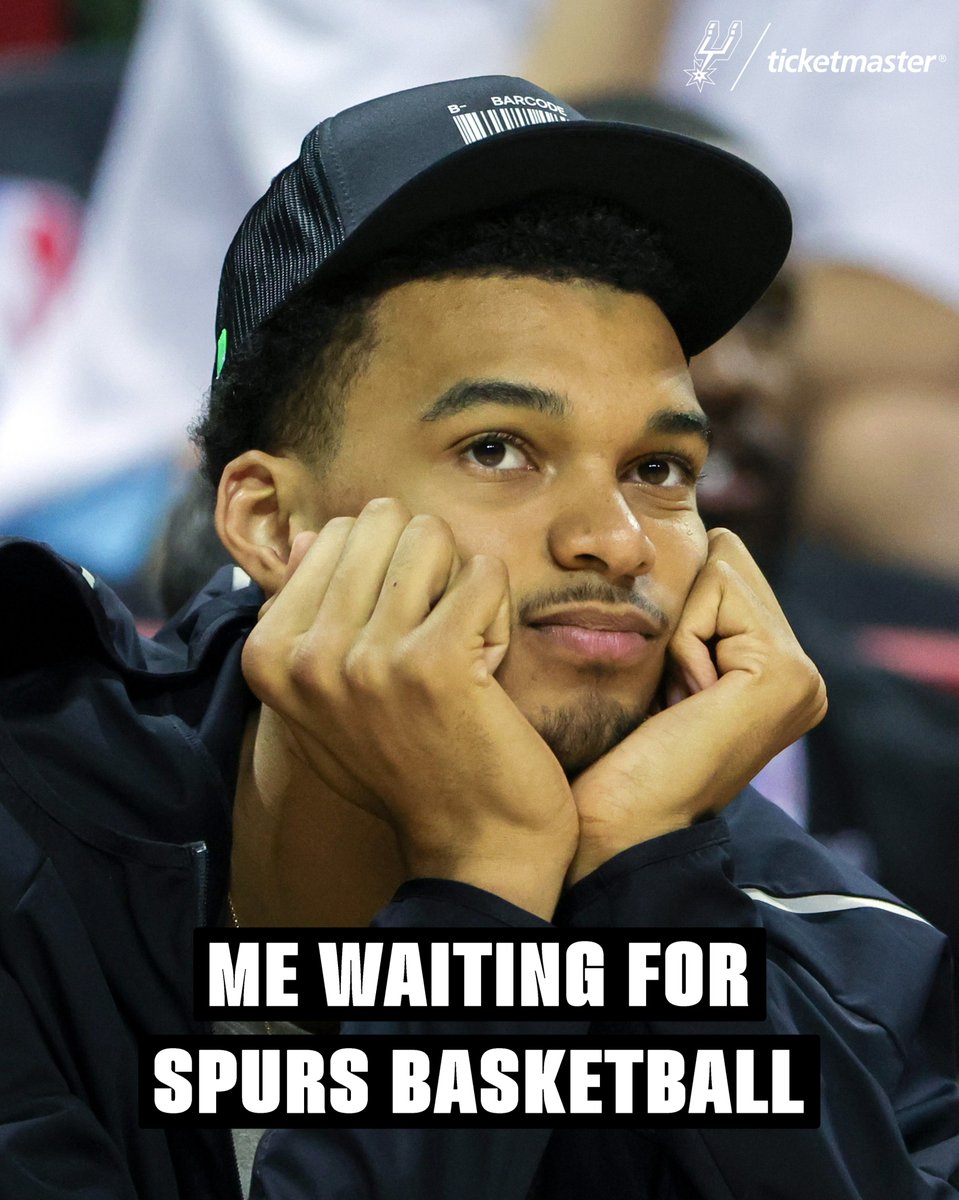 spurs's tweet photo. see y'all tomorrow 😌

#PorVida | @Ticketmaster https://t.co/xdB2LLYofe