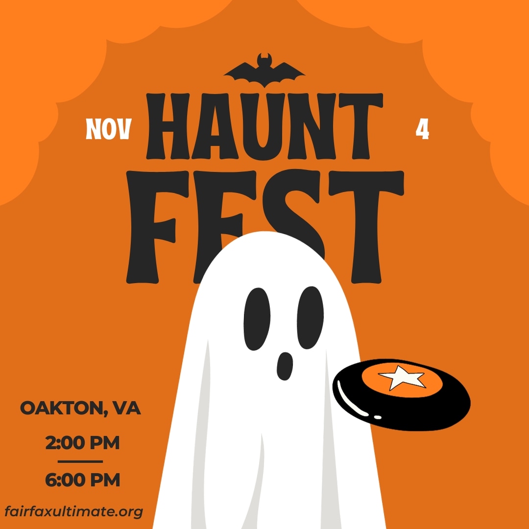 Registration for Hauntfest, our Halloween themed hat tournament, is now live!

fairfaxultimate.org/e/hauntfest-ha…

Sign up by October 28 for discounted registration!