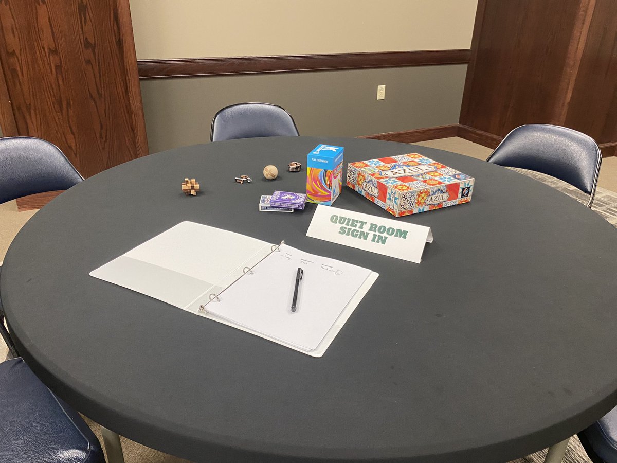 KPekoll's tweet photo. Need a break? Check out the quiet room. #ILAAC23 https://t.co/G0rq6VQHML