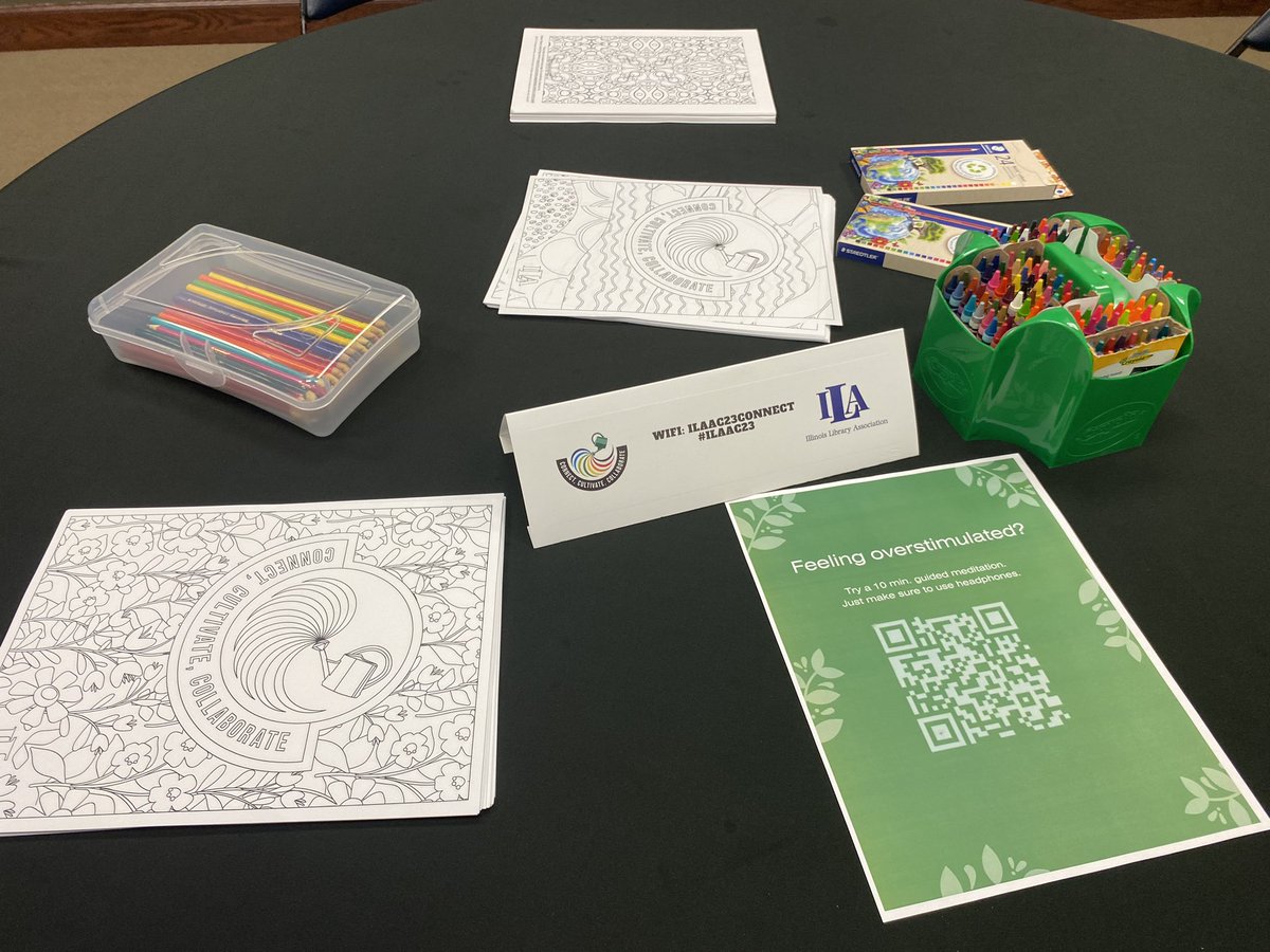 KPekoll's tweet photo. Need a break? Check out the quiet room. #ILAAC23 https://t.co/G0rq6VQHML