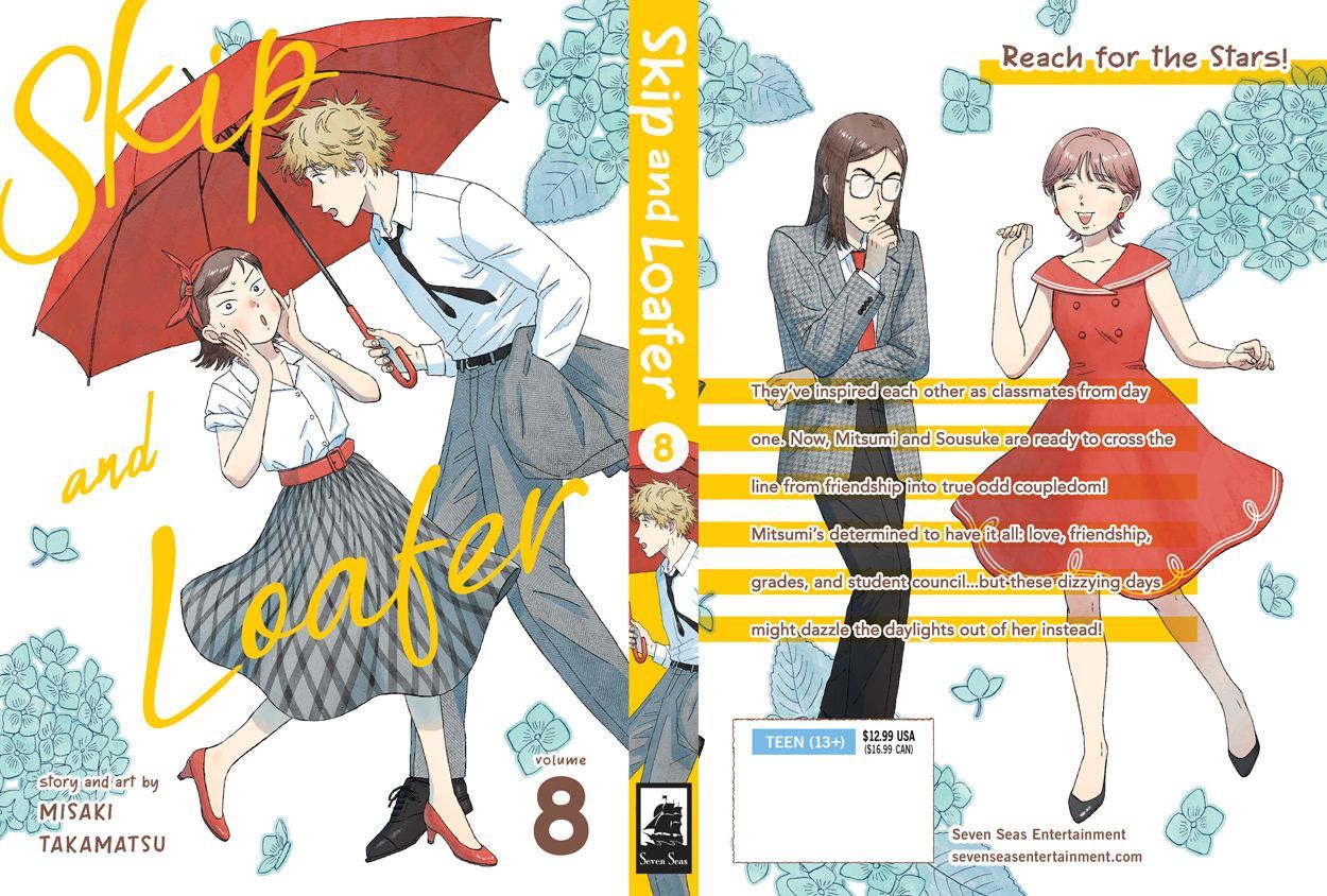 Seven Seas Entertainment on X: SKIP AND LOAFER Vol. 8 The award-winning  romantic comedy manga about a country girl chasing her dreams in Tokyo–and  don't miss the anime! Out today in print/digital!