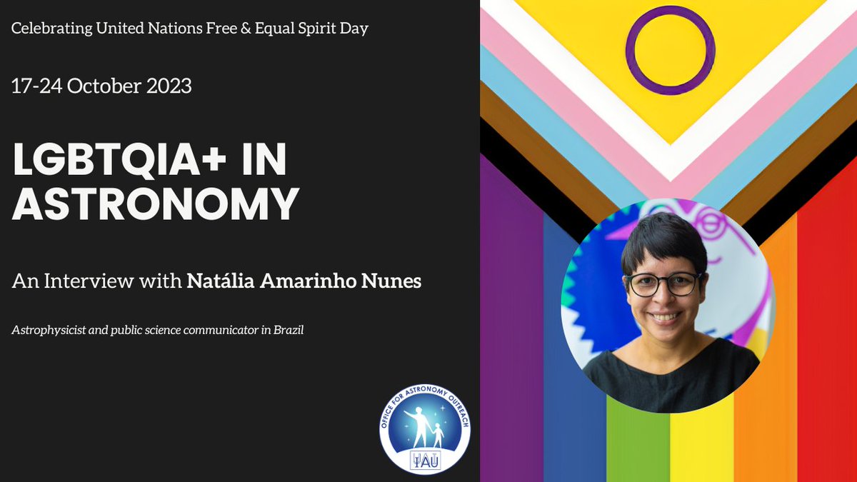 Natália Amarinho Nunes is a Brazilian astrophysicist and science communicator. Though she's currently working with Indigenous communities in the Amazonas, she was kind enough to sit for an interview with us (🔊 only). Listen to her story here: ow.ly/1y3W50Q04Ax