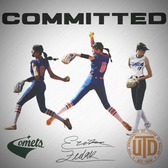 Please join Grand Oaks Grizzly Softball in congratulating Erika Fedak as she commits to continue her educational and softball futures at UT Dallas.  We are proud of you Erika!