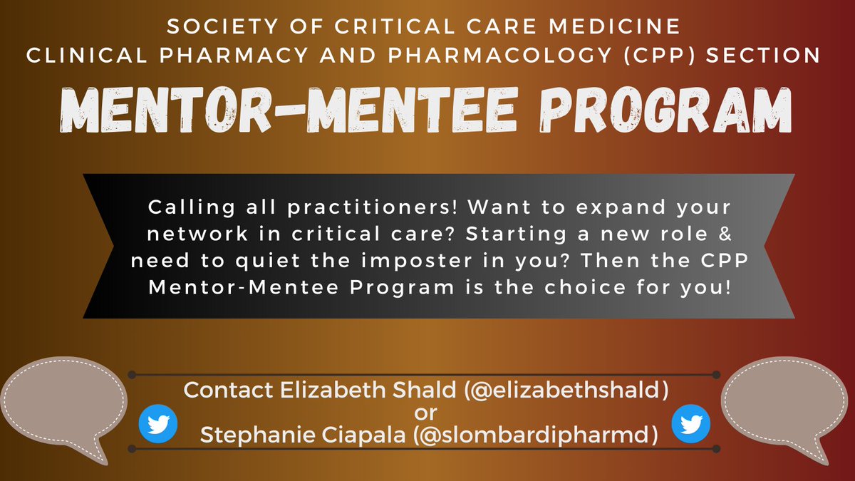Contact Elizabeth Shald (@elizabethshald) or Stephanie Ciapala (<a href="/slombardipharmd/">Stephanie Lombardi Ciapala</a>) for more information. #PharmICU