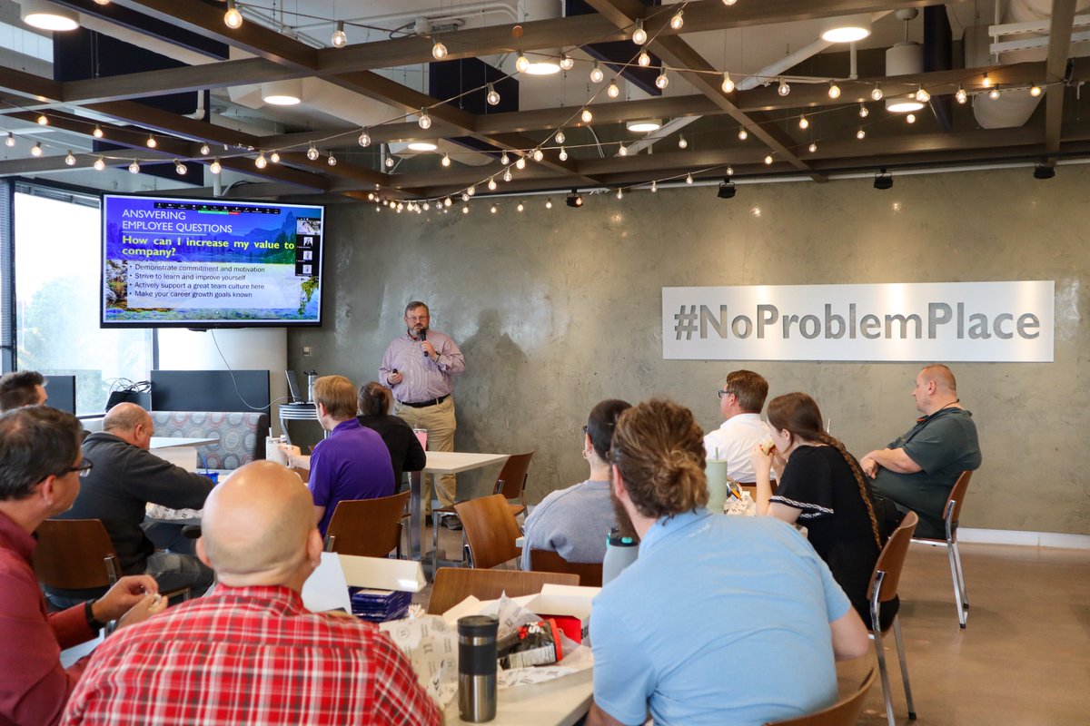 The Lunch N' Leader gathering in October provided our team with a chance to listen to Randy Gorton, our Public Works Group Director. Randy shared his journey to BHC, and responded to a diverse set of queries raised by his colleagues within the BHC team. #NoProblemPlace