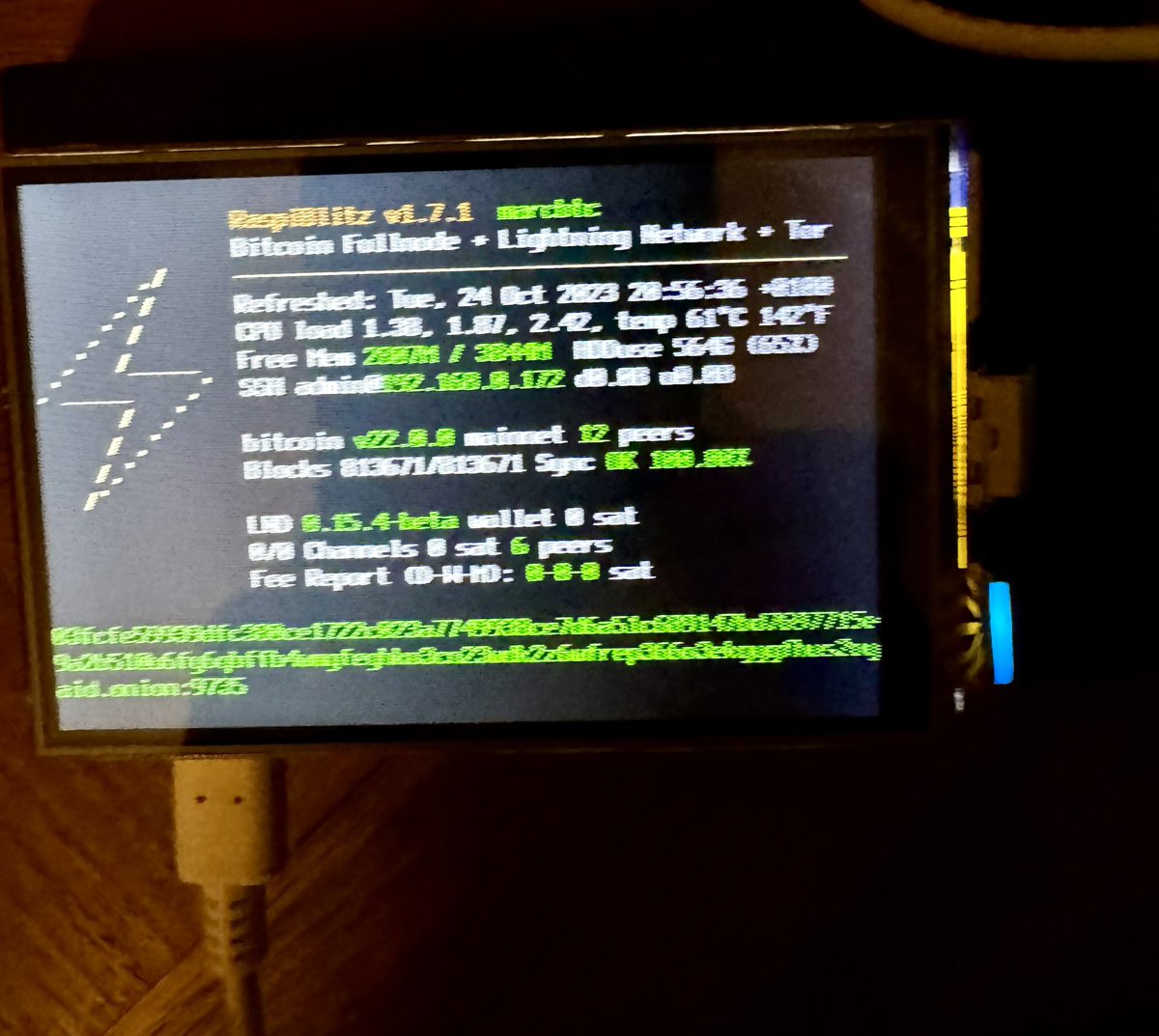 I bought #Bitcoin in 2012 but only started to run my own Bitcoin node in 2021. I am very happy to contribute to the Bitcoin peer-to-peer network and there is far more than just the price of BTC… Thanks to @lucas_lclc and @BTCMentoring for your support!