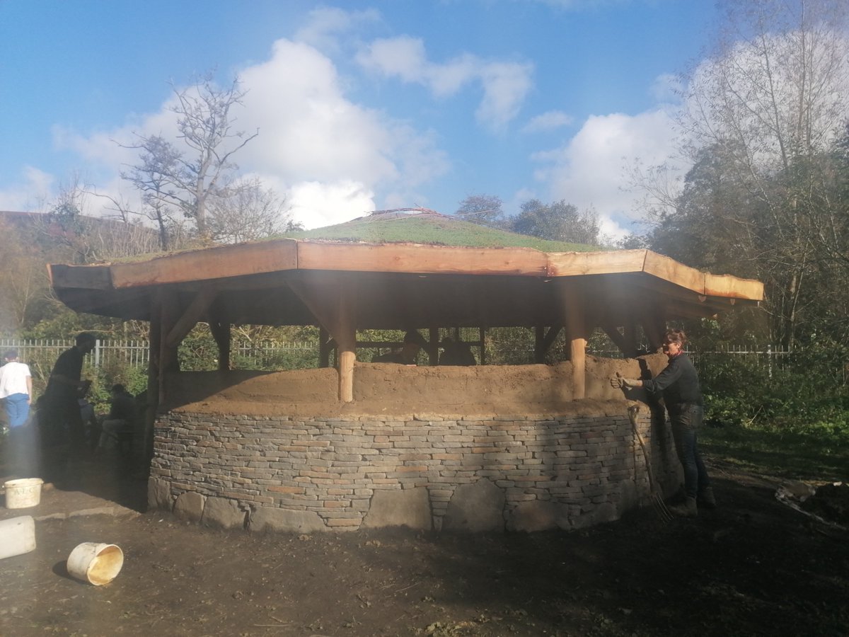 Huge well done to all of our young people involved in the roundhouse build, this time next week we should have our roundhouse! 😍