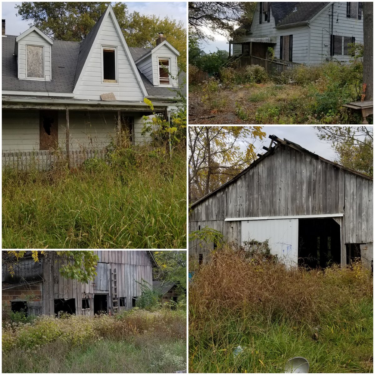 This is an old abandoned farm on my route to work....felt compelled to pull over and take some pics.  Next time I'm going in.