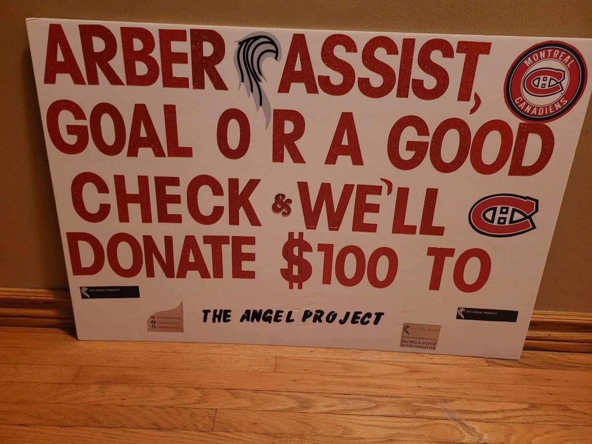 So this happened yesterday.
I think we did get assist from sheriff 🙌
#GoHabsGo #fans #theangelproject #caringforothers #givingback #lisettekingo