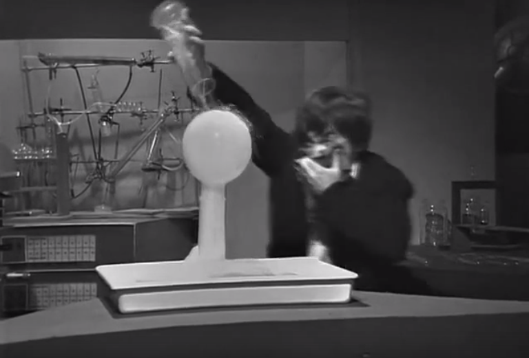 DWUDatabase's tweet photo. I'm not sure how I feel about this solution. There is something about them trying every defence yet not considering water and its a neat way of cleaning the foam from the whole world quickly but then over 70% of the Earth is water so not that great a plan #DoctorWho #SeedsofDeath https://t.co/2kYokjA0Fq