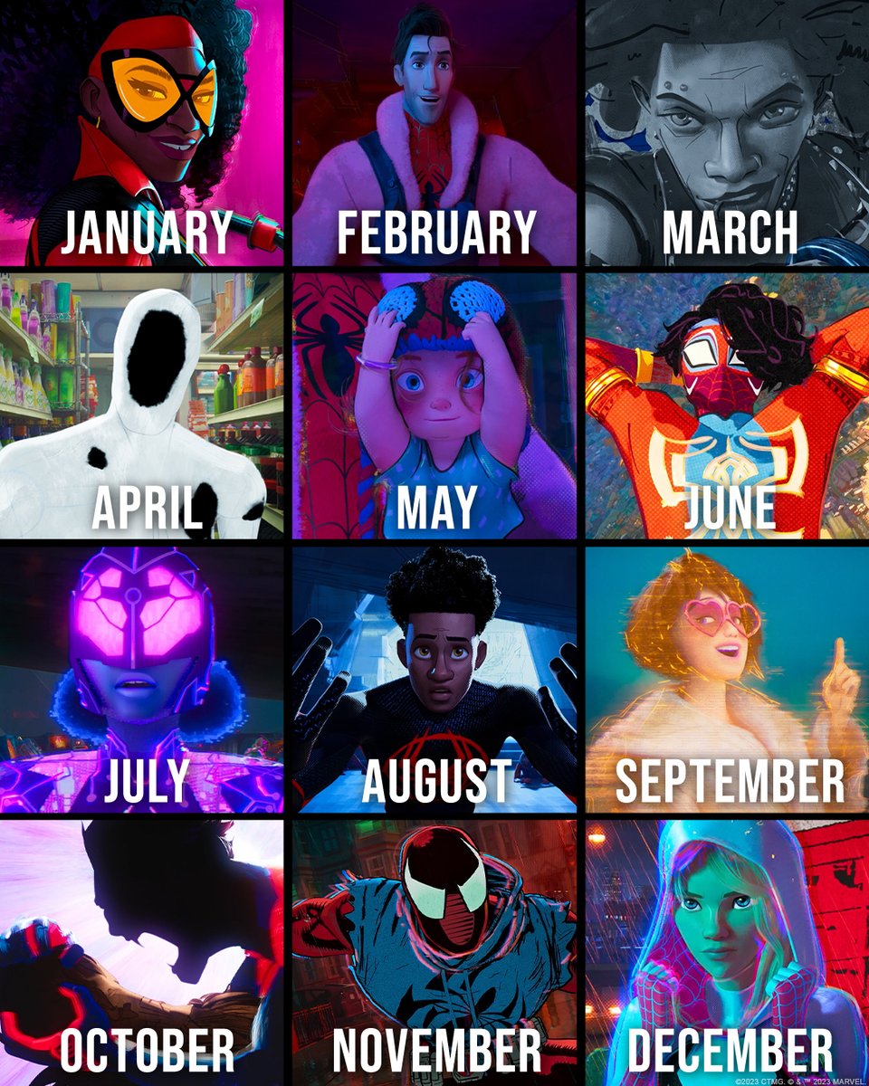 SonyAnimation's tweet image. A Spider-Person for every month. Who's repping your birthday?

Spider-Man: Across the #SpiderVerse is now on sale for a limited time! bit.ly/BuyAcrossTheSp…