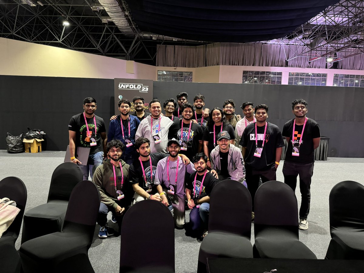 ThePrayasu's tweet image. Just after attending and winning from #Unfold2023 , the whole team is back to work in the preparation of HackVerse 2.0

Are you Participating in @HackVerseIND ?

( In Person Selection are already rolled out )

See Y’all at Chennai on 28th October