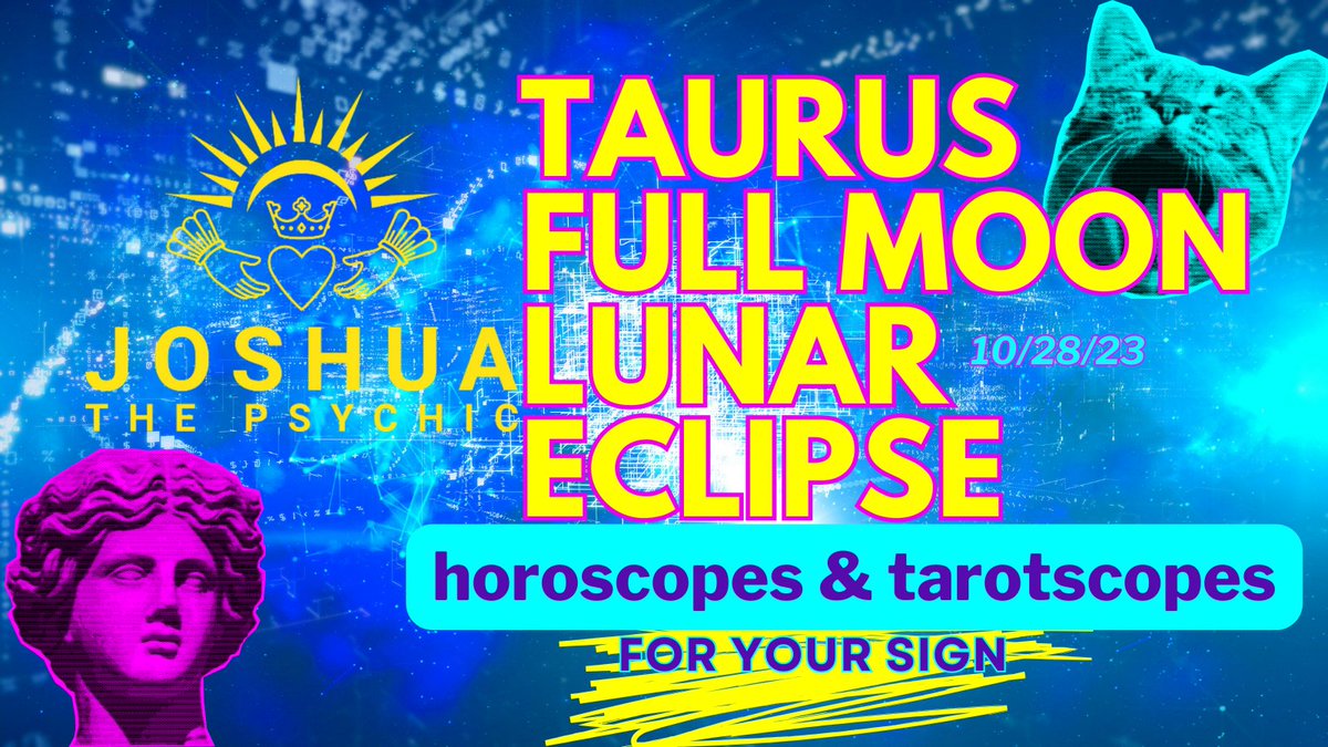PsychicJoshua's tweet image. Join me LIVE on Wednesday, Oct. 25 at 10am Pacific, 1pm Eastern for your #TaurusFullMoon #LunarEclipse #horoscopes and #tarotscopes: youtube.com/live/8dmhMucdU…