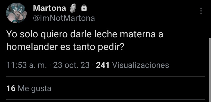 MartonaMomentos's tweet photo. Empezamos fuerte la nueva temporada...

#martonamomentos #leche #homelander https://t.co/3qiOHGSO8d