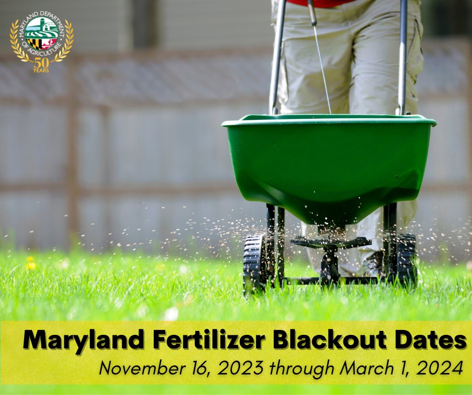 NEWS RELEASE 📰: Blackout Dates for Lawn Fertilizer Applications Begin November 16

More: bit.ly/3MfXhAn