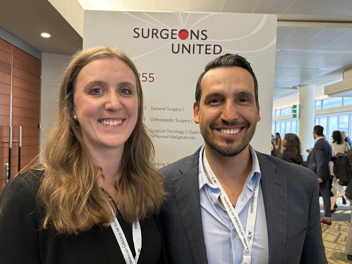 #ACSCC23 Congratulations to Jennie Meier, MD, UT Southwestern surgery resident & mentor Patricio Polanco MD on ORAL presentation on Confronting effect of Racial Disparities & Community Vulnerability on Surgical Resection for Early-Stage Colon Cancer @UTSW_Surgery @utswcancer