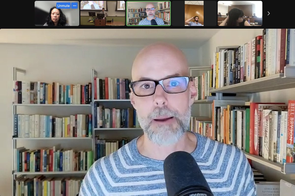 Very happy to have <a href="/derekberes/">Derek Beres</a> from the #Conspirituality podcast here in <a href="/calpolypomona/">Cal Poly Pomona</a>'s <a href="/ai_cpp/">Academic Innovation</a> #CPU1540 class on #Misinformation. Thank you for your time and interesting discussion! #calpolypomona #WeAreCPP