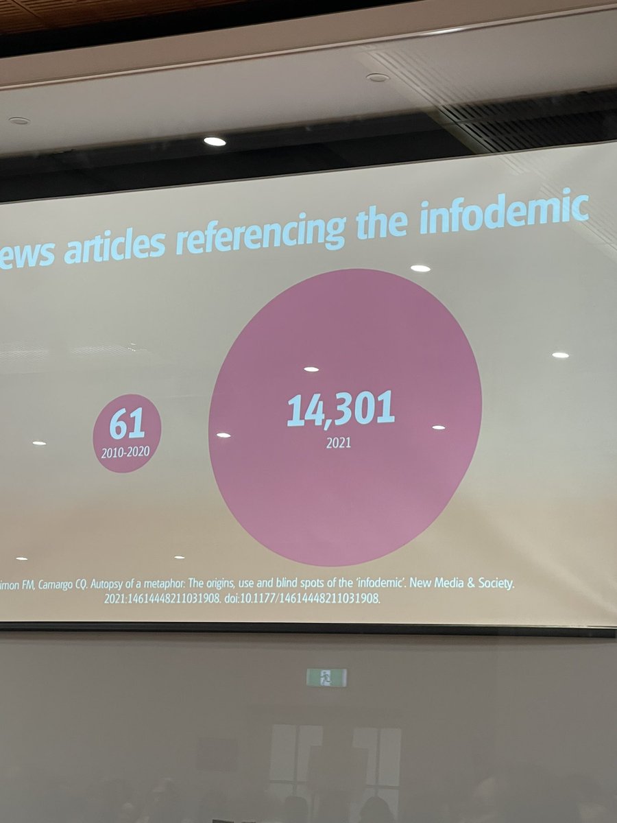 A growing discipline indeed! <a href="/Becky_K_White/">Dr Becky White</a> sharing the direct and indirect impacts of misinformation, disinformation, conflicting and confusing information, information voids on health <a href="/WePublicHealth/">#LeadOnNCDs</a>