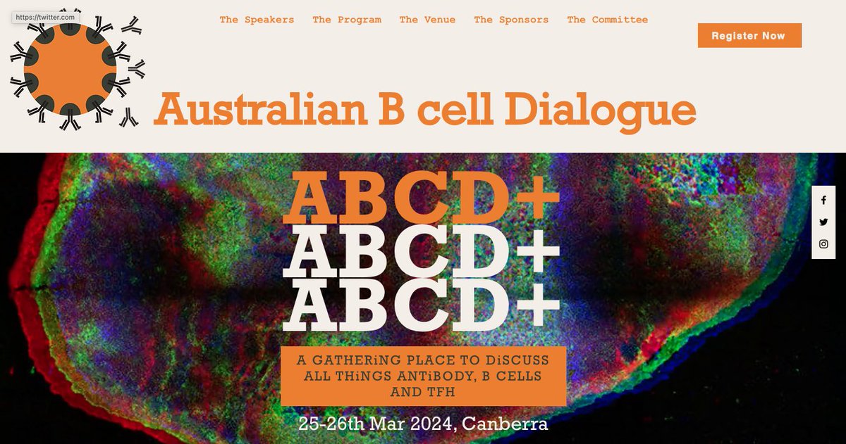 B cell folks... it's happening! ABCD+ is back!!

The premier Australian B cell Dialogue: talking all things B cells + antibody, Tfh &amp; other humoral helpers!

Register:
abcdplus.com.au

Hear from Oliver Bannard, <a href="/natalia_pikor/">Dr. Natalia Pikor</a>, <a href="/KatherineKedz/">Katherine Kedzierska</a>, @robinsonmarcusj &amp; more!