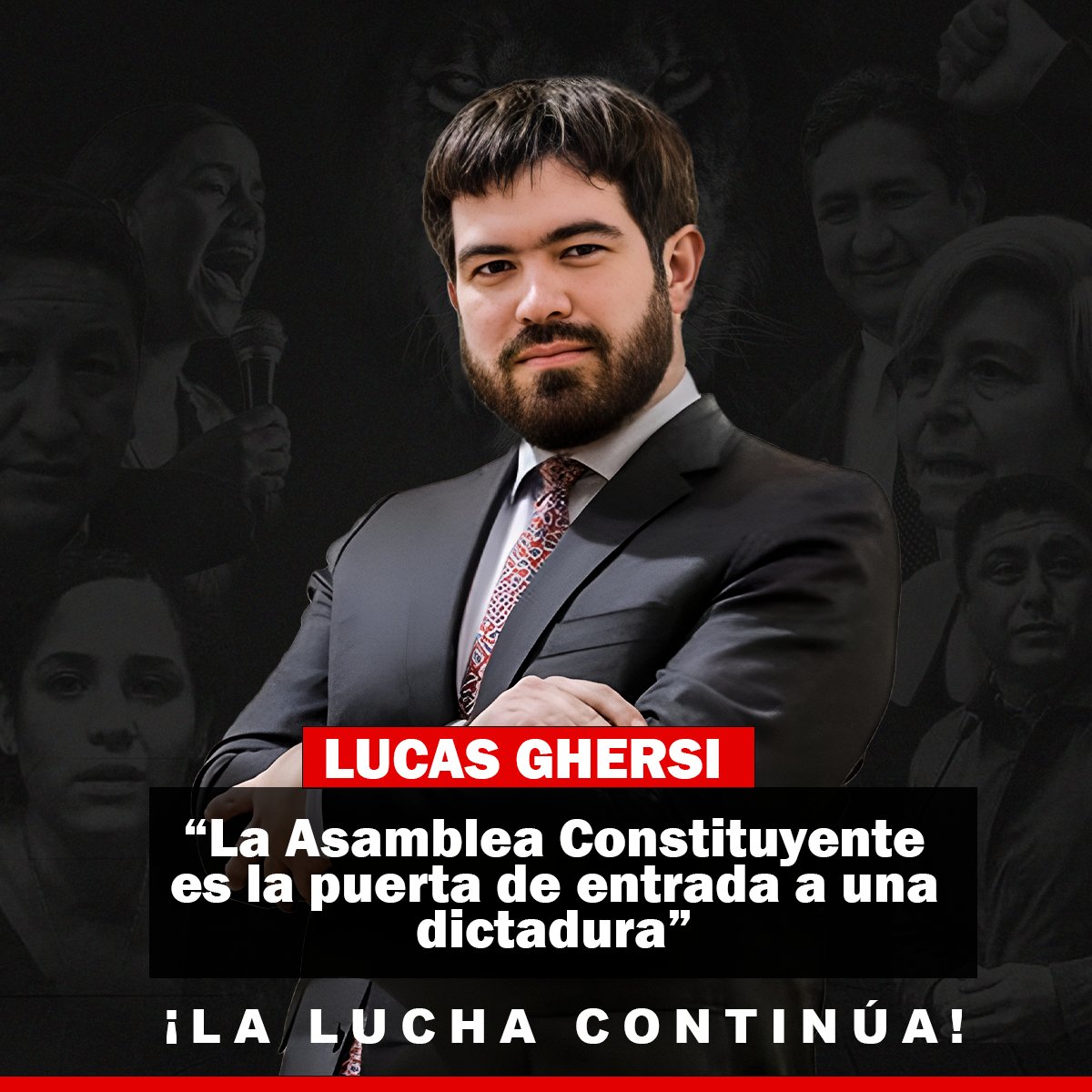 #NALACPerú🎙 | “La Asamblea Constituyente es la puerta de entrada a una dictadura” 🚨 Lucas Ghersi Abogado Constitucionalista    ¡La lucha continúa!
•
•
•
#NoaLaAsambleaConstituyente #NoAlChantaje
#NoalaAgendaComunista