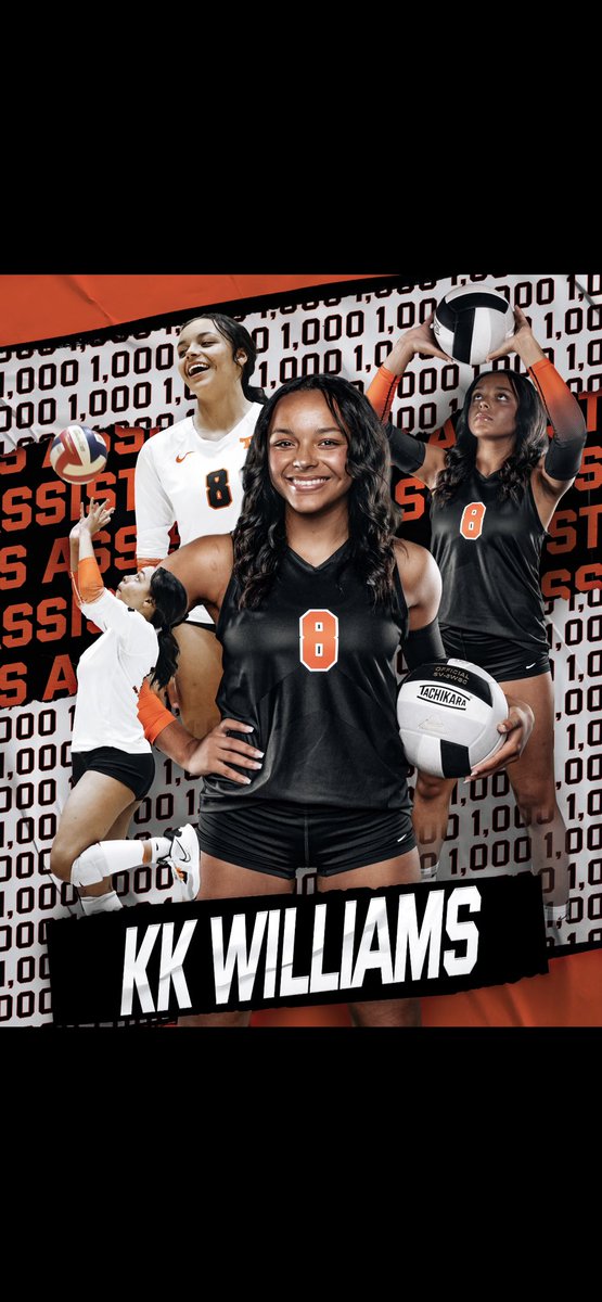TexasHighVolle1's tweet photo. 1000 club! 🏐🧡🖤 https://t.co/E3SQpZVx7C