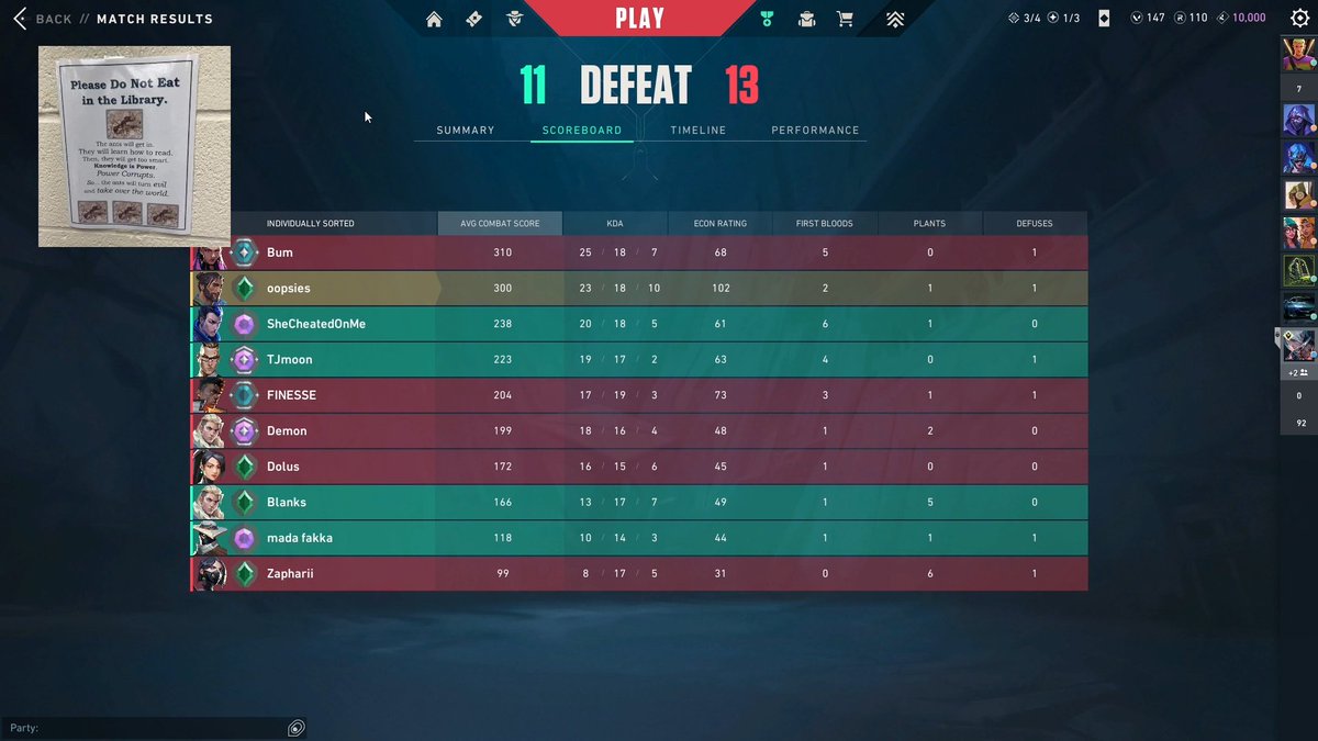 Makes 0 sense we lost...