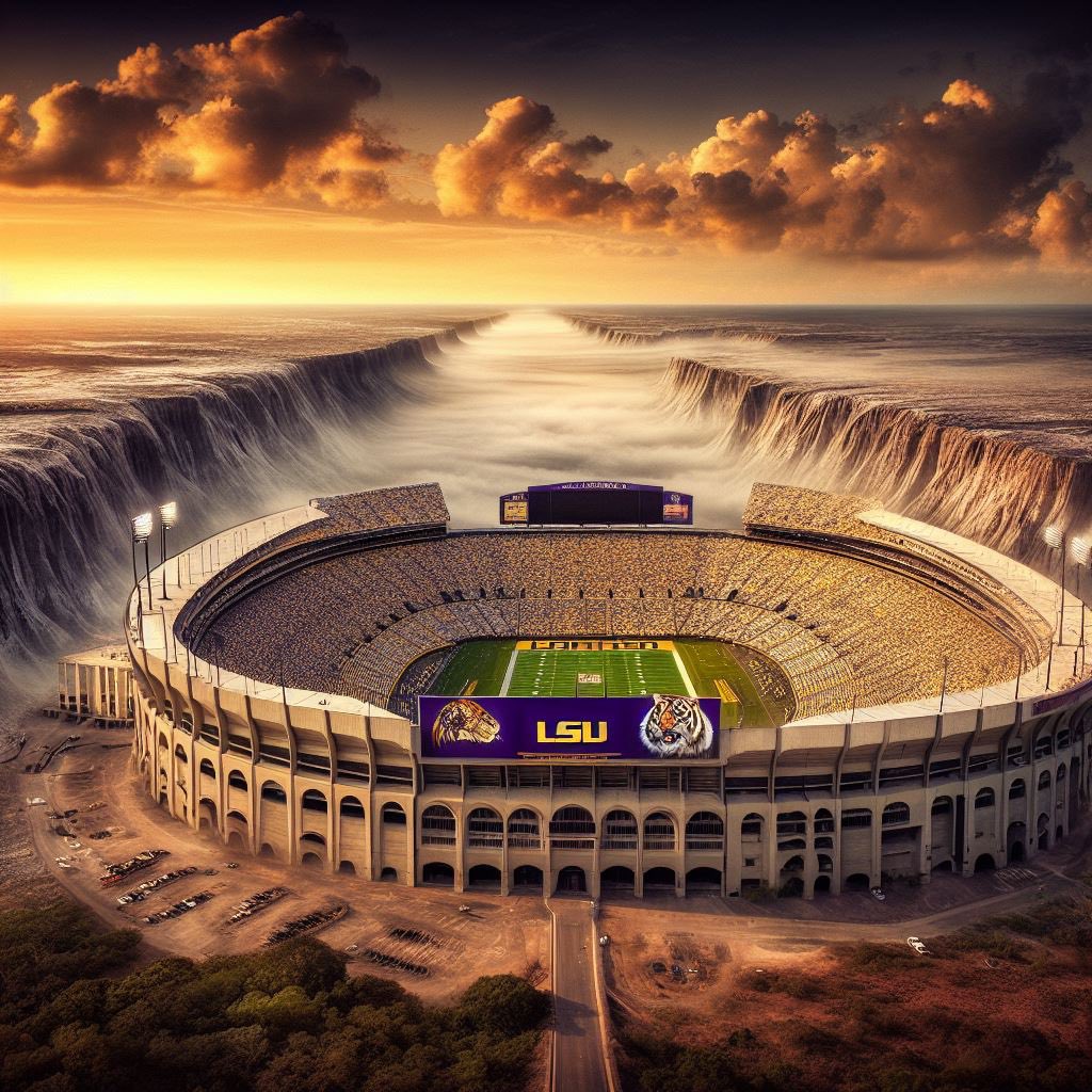 AlexAnstedCFB's tweet image. SEC West stadiums in their natural habitat 🤯 (part 1)