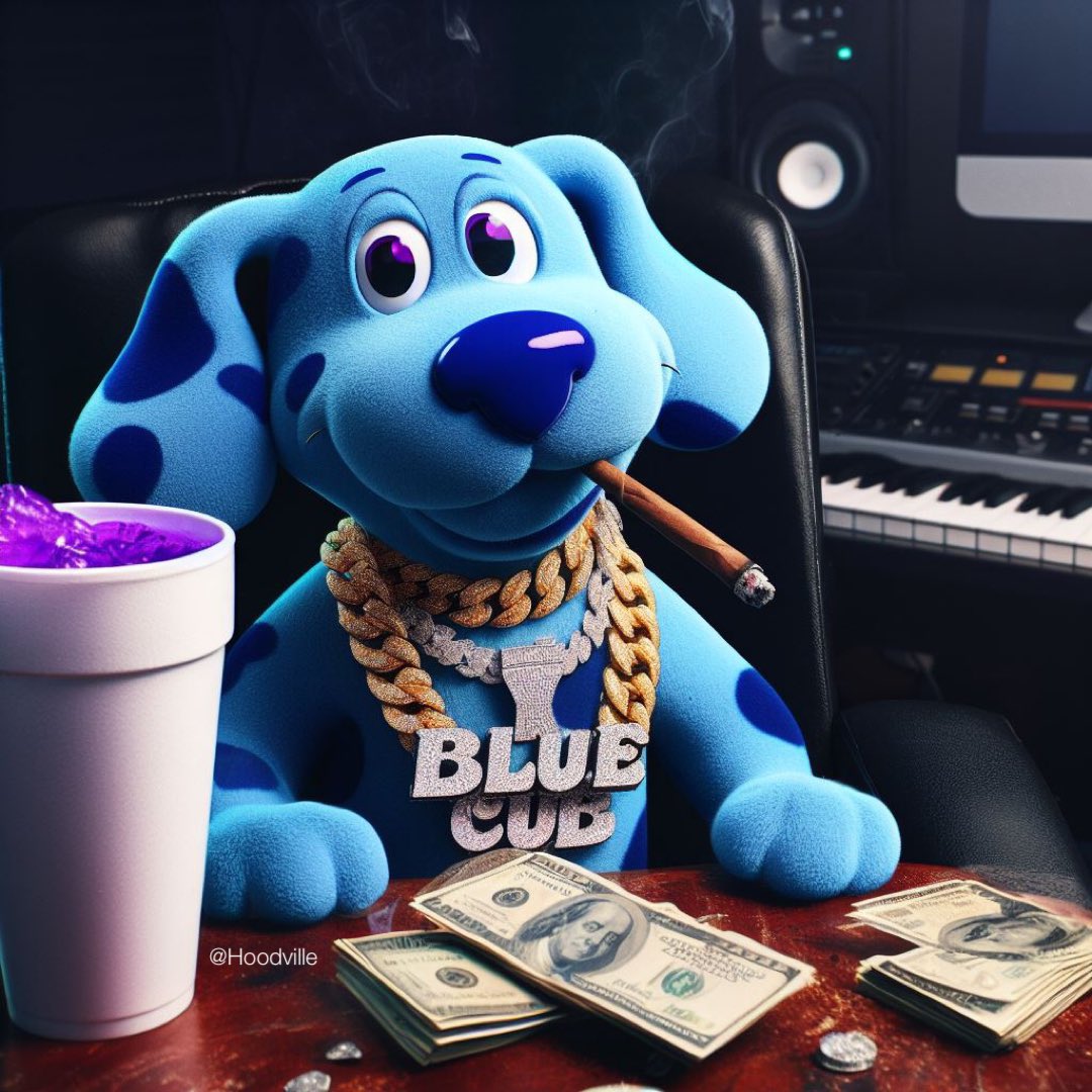 She told me her favorite color was Blue so I Blue her back out