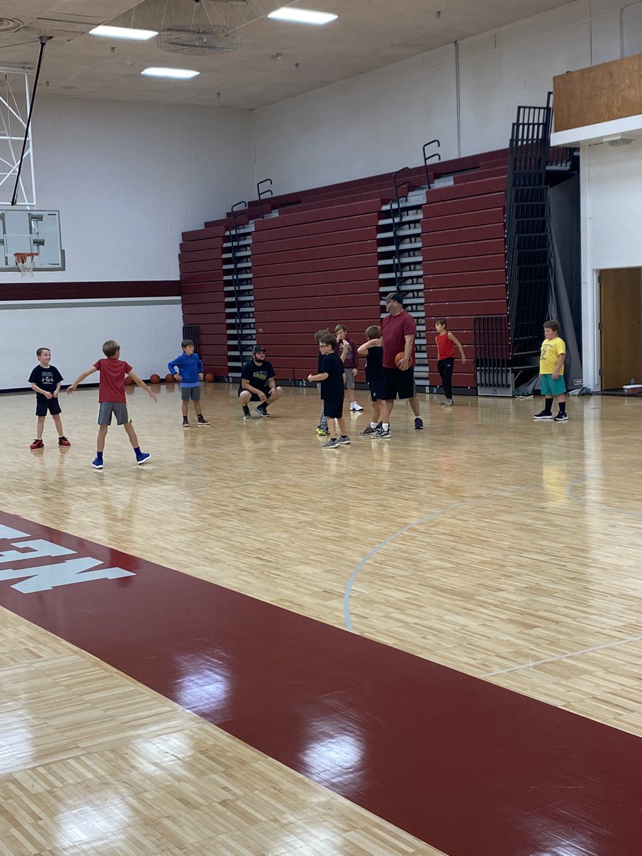 3rd-6th graders back in the gym today! 25 young hoopers ready to have a great year! #RiseAbove #WarriorHoops <a href="/NOPSwarriors/">NOPSwarriors</a>
