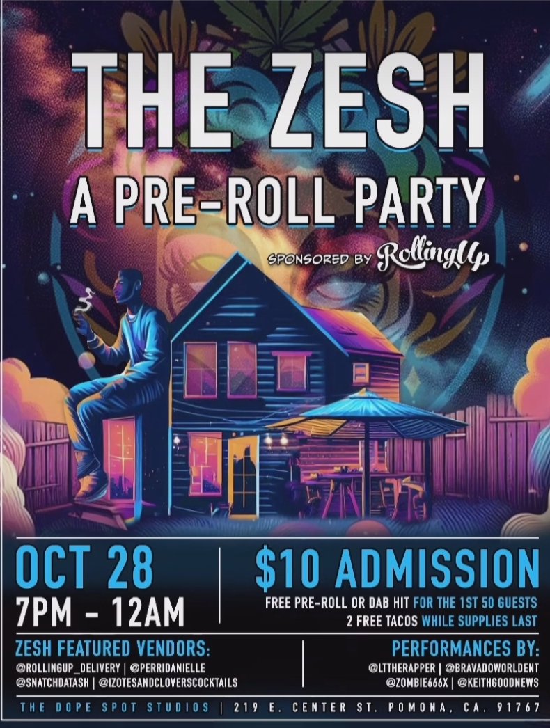 354productions's tweet photo. Come out this Saturday and support the IE
#ZeshSesh #CedOne #Ced354 #Art #ArtLife #HighLife
@RollingUpCo https://t.co/mTurAzWBIH