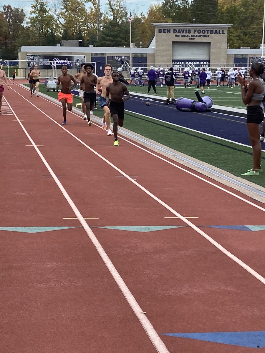 Boys’ Regional competitors TT today!  All PRs or no more than :03 off!

@TheminiaBu 4:39 (:02 PR!)
<a href="/Finan_Doyle/">Finan Doyle</a> 4:42
<a href="/APerezTovias/">Aaron</a> 4:48 (:03 PR!)
<a href="/elroe7_/">Elroe Tafese</a> 4:50 (:06 PR!)
<a href="/FanuelTekl24767/">@Fanuel</a> 4:53
T Hailu 4:59 (:17 PR!)
H Haile 5:19

<a href="/BDtrack/">Mike Davidson</a> <a href="/GiantAthletics/">Ben Davis Giants</a> <a href="/BenDavisHS/">Ben Davis High School</a> <a href="/WayneTwpSuper/">Dr. Jeff Butts</a>