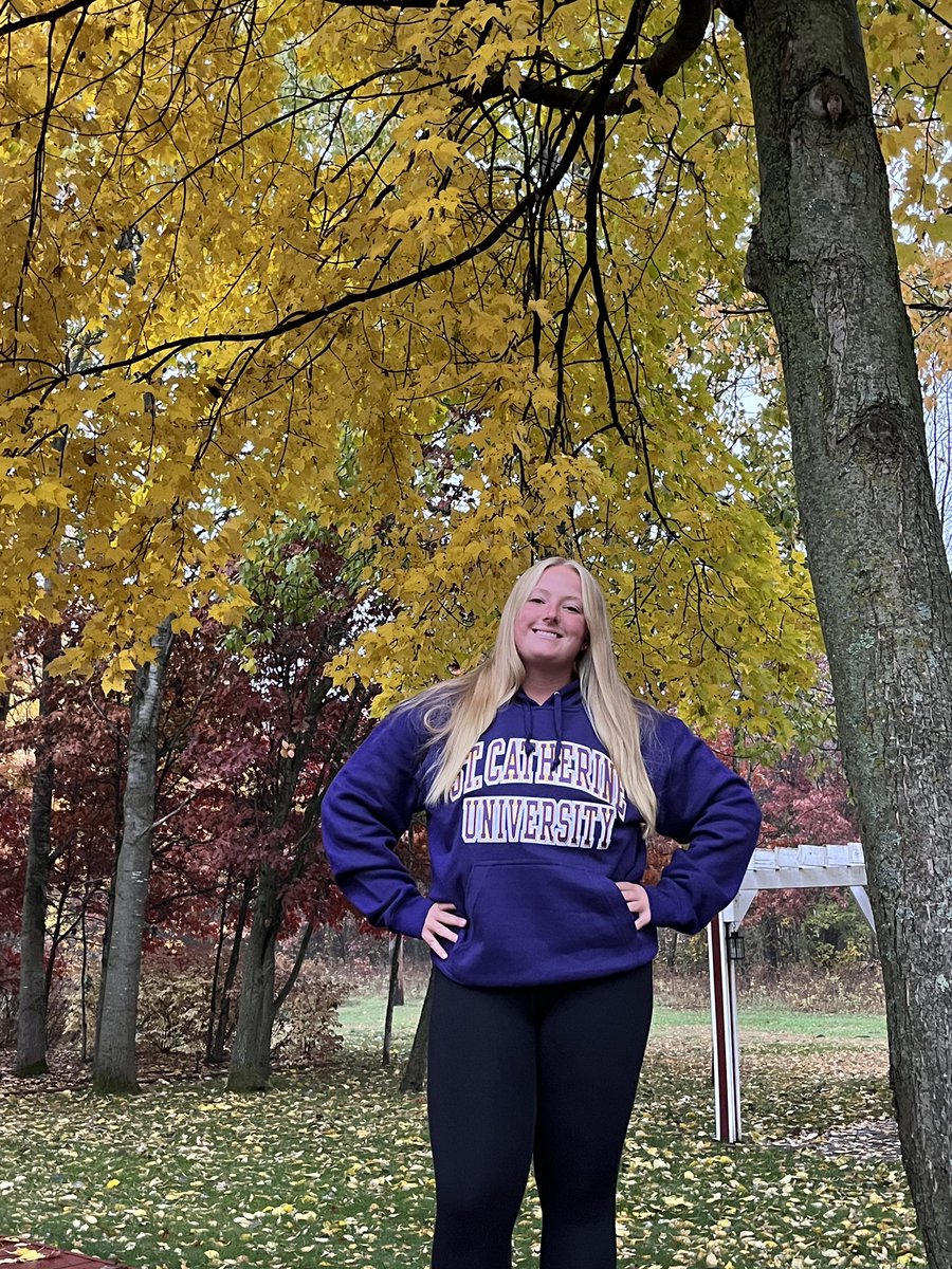 CoachCrudo's tweet photo. COMMITTED! Congrats to our captain @HannahBernier4 on her commitment to continue her education and softball career at St. Kates University! St. Kates is a D3 private college in the MIAC. She plans on studying Physical Therapy and we expect a similar 3.97 GPA :). We are so proud! https://t.co/h3qCeYncuc