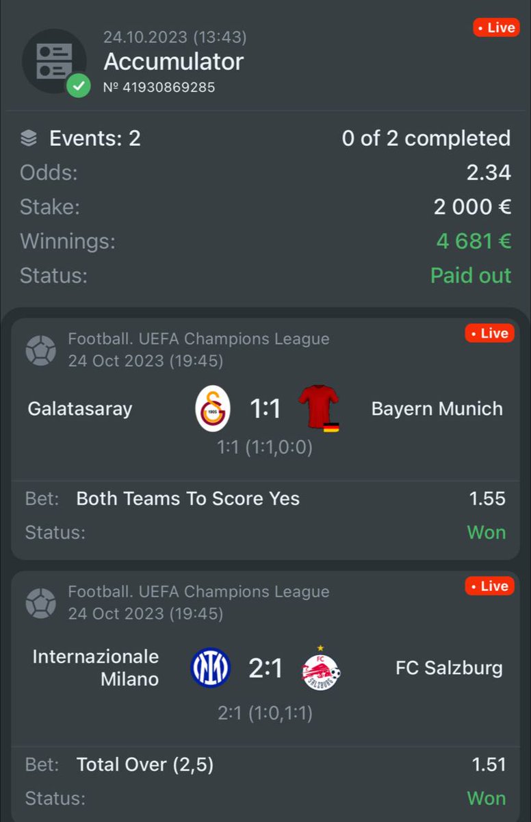 josh_billionz's tweet photo. @SportsCenter HELLO FAM💪
We are all happy to announce yesterday WINNING 🟢🟢🟢 Mind you these are highly accurate predictions💯 FIXED DONT EXIST🚫🚫 Tomorrow's code is ready
👇👇👇👇👇👇👇👇👇
JOIN ME ON TELEGRAM TO ENJOYED MORE

https://t.co/ZLWew2VmL1… https://t.co/8qijoSRkwP