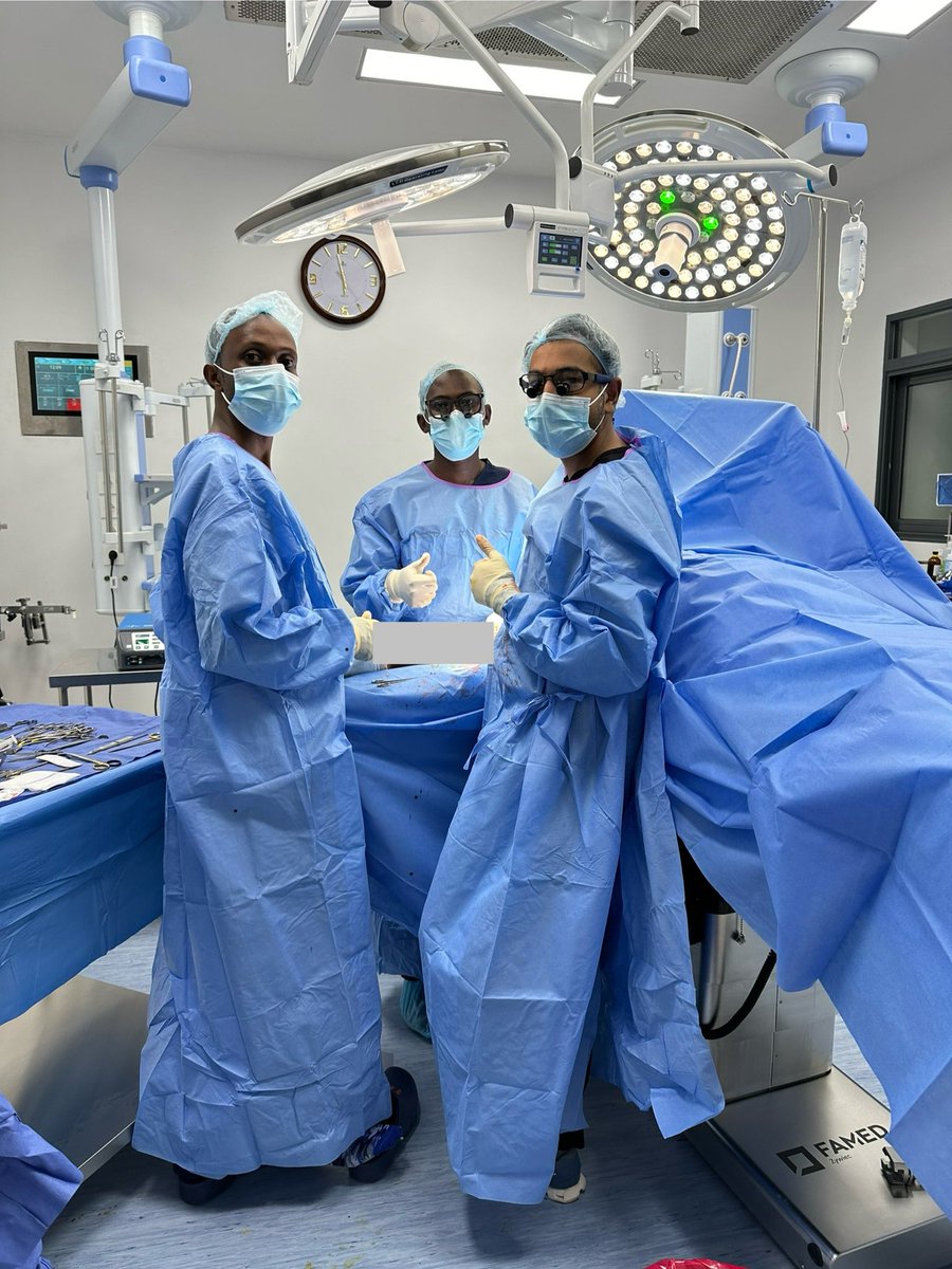 Successful first day of operating at King Faisal Hospital in Rwanda. Got to be the first team to operate in their new OR suite! Was a truly humbling experience learning how to provide care in a resource constrained environment! @GWvascsurg @GWSurgery