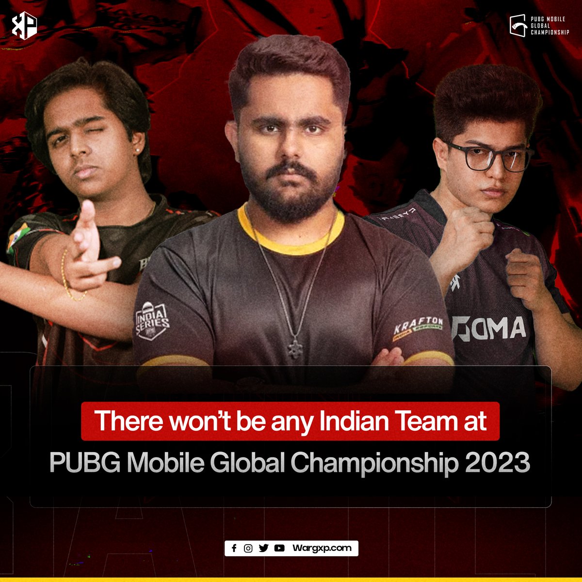 WargXp's tweet photo. There Won't Be Any Indian Team at PUBG Mobile Global Championship 2023 

#wargxp #esports #gaming #news #memes #game #gamers #videogames #facts #bgmi #pubgmobile #pubg #pmgc https://t.co/uWWnYat29O