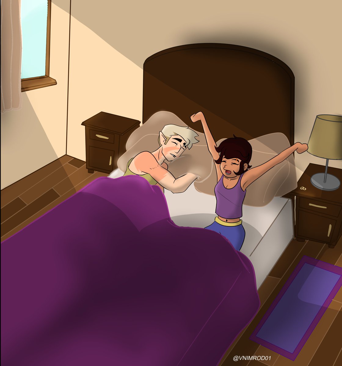 Vnimrod1's tweet photo. Dia 7: Vida de adulto
Hey wakey wakey
"un nuevo día empezó para el matrimonio Noceda? no se como se llamarían hahaha"
con esto termino #LunterWeek2023
#lunterweek #lunter #goldenlight #huntceda #huntertoh #luznoceda #LuzxHunter https://t.co/pouwsbEnwj