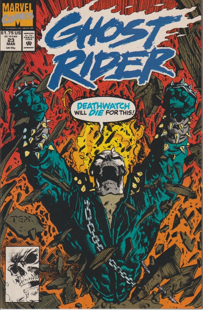 #GhostRider in a mood.  Cover by #MarkTexeira.  #comicbooks